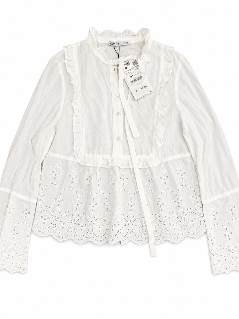 Zara White Size Small